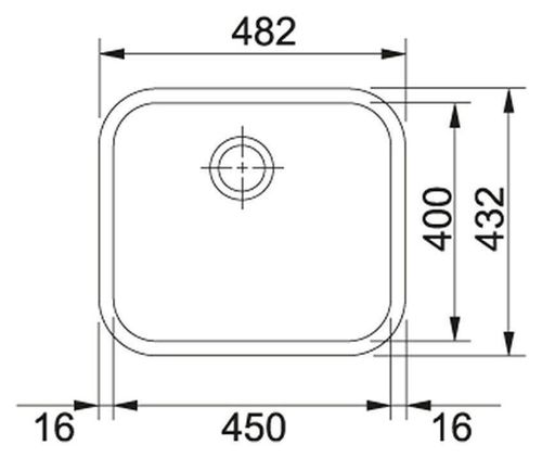 купить Мойка кухонная Franke 122.0021.440 GAX 110-45 в Кишинёве 