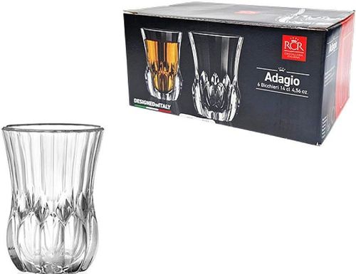 cumpără Pahar RCR 23215 Set de pahare turcesti pentru ceai 6buc, 140ml, Adagio Cay în Chișinău 
