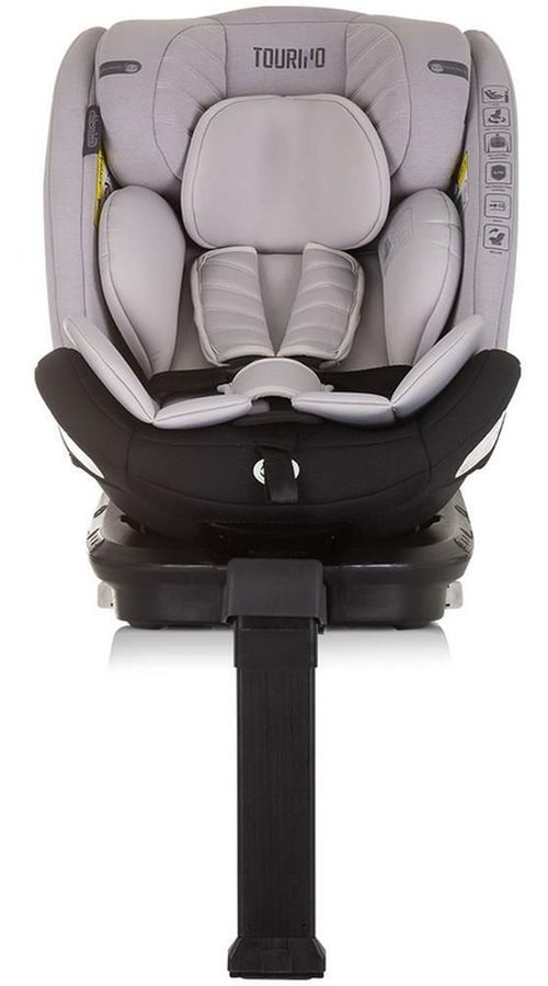 cumpără Scaun auto Chipolino STKTRN02404AS I-Size 40-150cm Isofix 360 Tourino Ash Grey în Chișinău 