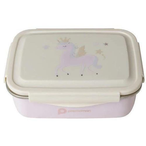 cumpără Container alimentare Premaman PRF9R4-CCC-UNQ Lunchbox din metal Unicorn Roz, 850ml în Chișinău 