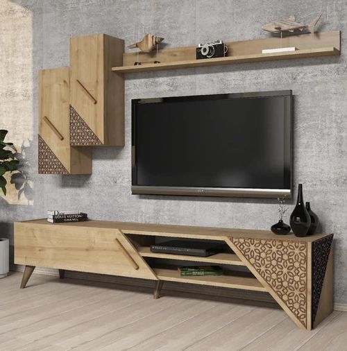 купить Стенка Trendy Beril, Stejar 180x40x37cm в Кишинёве 