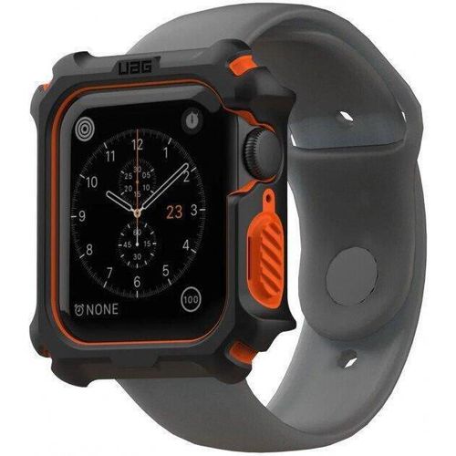 cumpără Curea UAG 19148G114097, for Apple Watch 44 Case, Black/Orange în Chișinău 