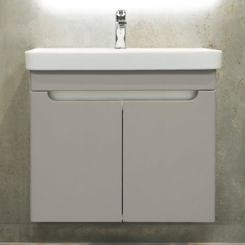 cumpără Dulap pentru lavoar Bayro подвесной Damat под умыв. Luxor 700 light grey în Chișinău 