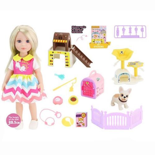 cumpără Păpușă Essa 92068-B Micuța Milli, cu animal de companie în Chișinău 