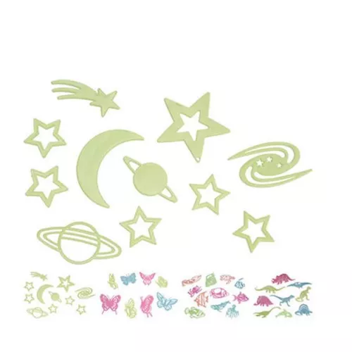 cumpără Decor Promstore 18319 Фигурки флуоресцентные 11шт (космос/бабочки/рыбы/дино) în Chișinău 