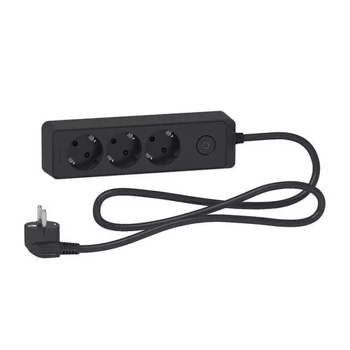 cumpără Filtru electric Schneider ST9433B, 3 locuri + intr. 16A 3m în Chișinău 