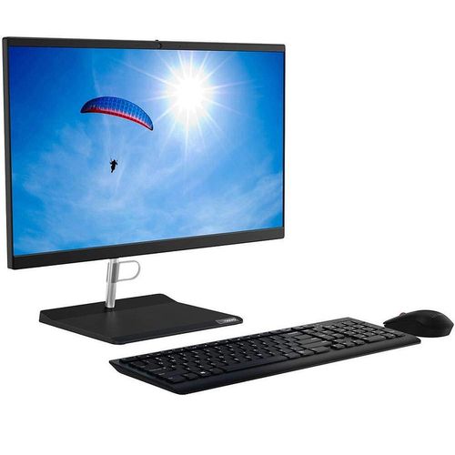 купить Компьютер моноблок 23.8" Lenovo IdeaCentre AIO V30a-24IML Black, Intel Core i3-10110U 2.1-4.1GHz/8GB DDR4/256GB SSD M.2 2280 PCIe NVMe/Intel UHD Graphics/DVDRW/WebcamHD/Speakers 2x3W/WiFi 802.11AC +BT5.0/Gigabit LAN/23.8" IPS FHD Anti-glare (1920x1080)/Keyboard&Mouse/No OS в Кишинёве 