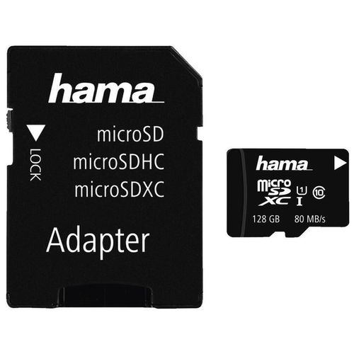 купить Флеш карта памяти SD Hama 124158 microSDXC + Adapter/Mobile в Кишинёве 
