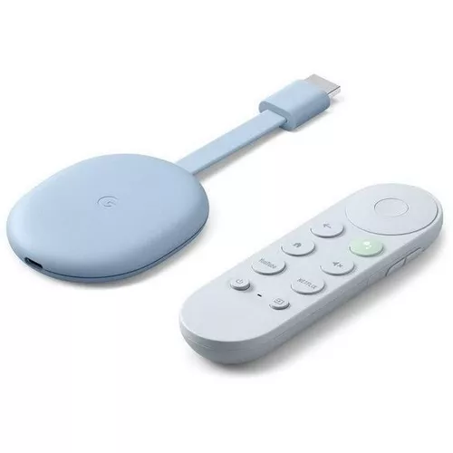 cumpără Media player Google Chromecast 4K With Google TV Blue în Chișinău 