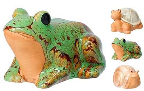 cumpără Decor ProGarden 33818 Figurina Broasca, Testoasa, Melc, 11cm, portelan în Chișinău 