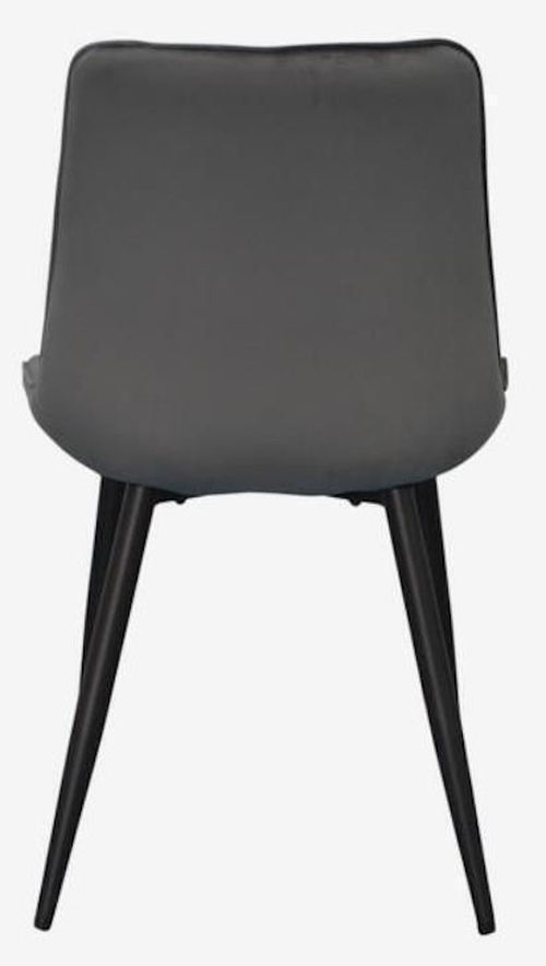 купить Комплект стол и стулья Evelin di Costacurta cтол DT-402-3B + 4 стула YTC-055B Bluvel-14 (Dark grey) в Кишинёве 