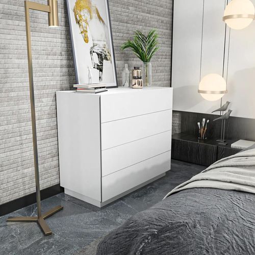 купить Комод Trendy Lines, Alb, 90x82x45cm (GTR005843) в Кишинёве 