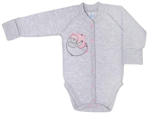 купить Детская одежда Veres 102.67-4.68 Боди Lazy day Girl (футер с нач.) р.68 в Кишинёве 