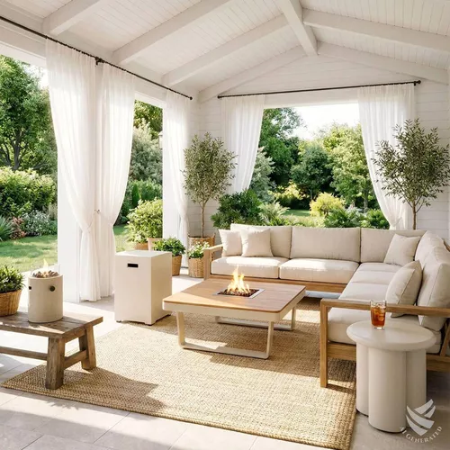 cumpără Încălzitor de exterior Happy Cocooning Horizon 95 (Oyster Beige) (HCHOR95-03) în Chișinău 