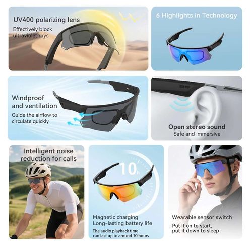 cumpără Ochelari inteligenți Blackview D2 Sunglasses lenses, Black (BVD2SG) în Chișinău 