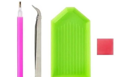 купить Картина по номерам Richi (06995) Mozaic cu diamante Maci pe fereastră 40x50 в Кишинёве 