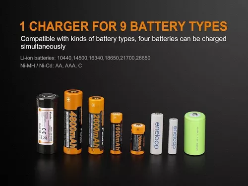купить Зарядное устройство для аккумуляторов Fenix ARE-A4 Charger（Europe Plug） в Кишинёве 