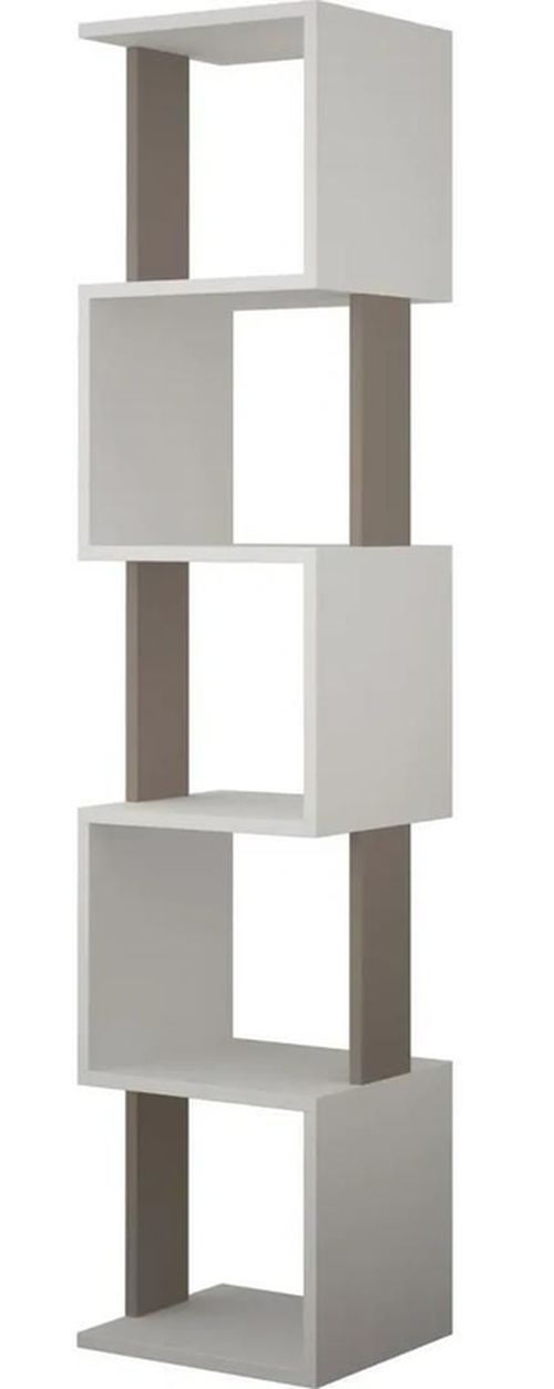 cumpără Raft de birou Trendy Piri, alb, moka deschis 35x161x30cm, raft de carti în Chișinău 