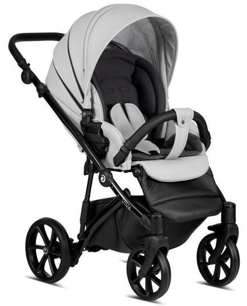 купить Детская коляска Tutis 2in1 VIVA4 Leather 2/1 Cloud 085 (1202085) в Кишинёве 
