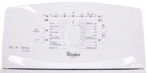 купить Стиральная машина с вертикальной загрузкой Whirlpool AWE5080 в Кишинёве 