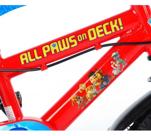 Bicicleta "Paw Patrol 12" rosu Volare 61250-CH-IT 