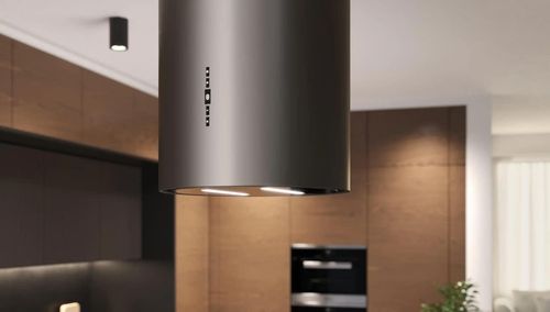 cumpără Hotă Backer Isola MLW W8039 Black (hota insula) în Chișinău 