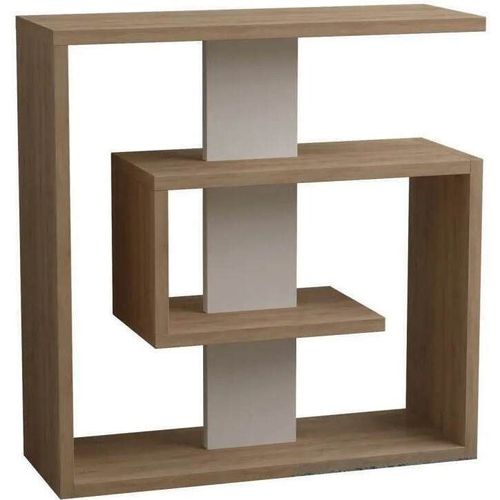 cumpără Măsuţă cafea Trendy Saly, Stejar Sonoma, Alb 55x57x20cm în Chișinău 