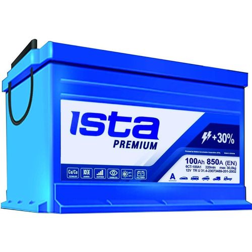 cumpără Acumulator auto Ista Premium 100AH A850 (352*175*190) în Chișinău 