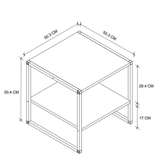cumpără Măsuţă cafea Bofigo 22-55-01 White în Chișinău 