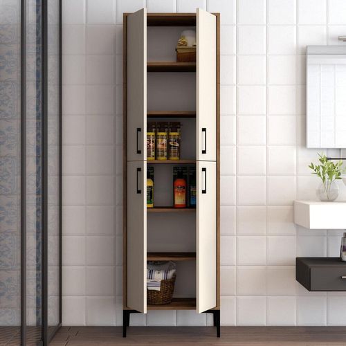 купить Шкаф-пенал Trendy Berlin A-Nuc, Crem 60x200x35cm, multifunctionala (GTR006636) в Кишинёве 