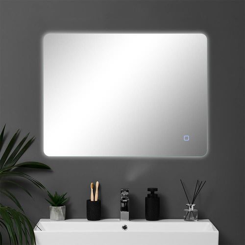 купить Зеркало для ванной Bayro Moon 800x600 LED touch нейтральный в Кишинёве 