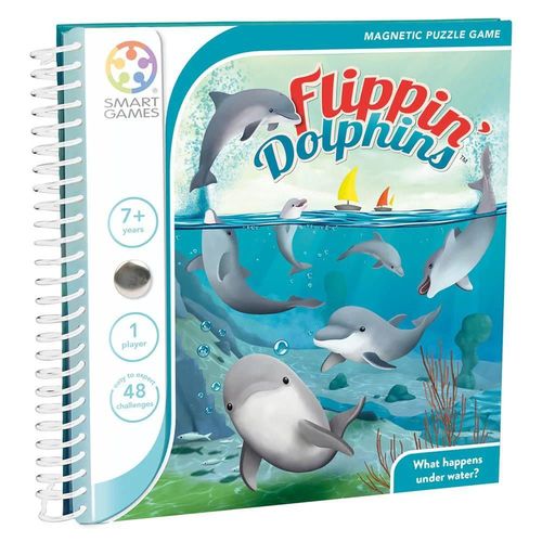 cumpără Joc educativ de masă Ludicus Games SGT 310-8 Flippin' Dolphins, joc de logica cu 48 de provocari, 7+ ani (Ro) în Chișinău 