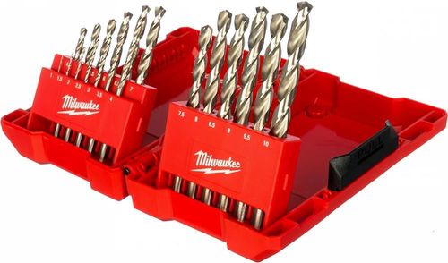 купить Сверло Milwaukee 4932352374 набор свёрл по металлу HSS-G Ø(1.0-10.0)мм (19 шт) в Кишинёве 
