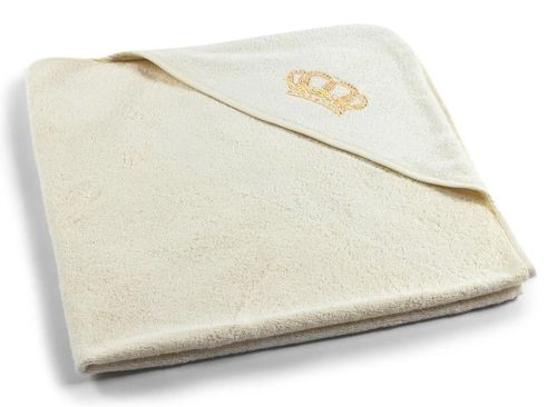 cumpără Accesoriu pentru baie PernaMea Prosop botez 90x90cm Coronita maro în Chișinău 