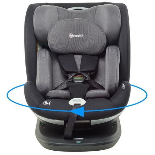 купить Автокресло BabyGo BGO-2801 Grow Up 360 Black в Кишинёве 