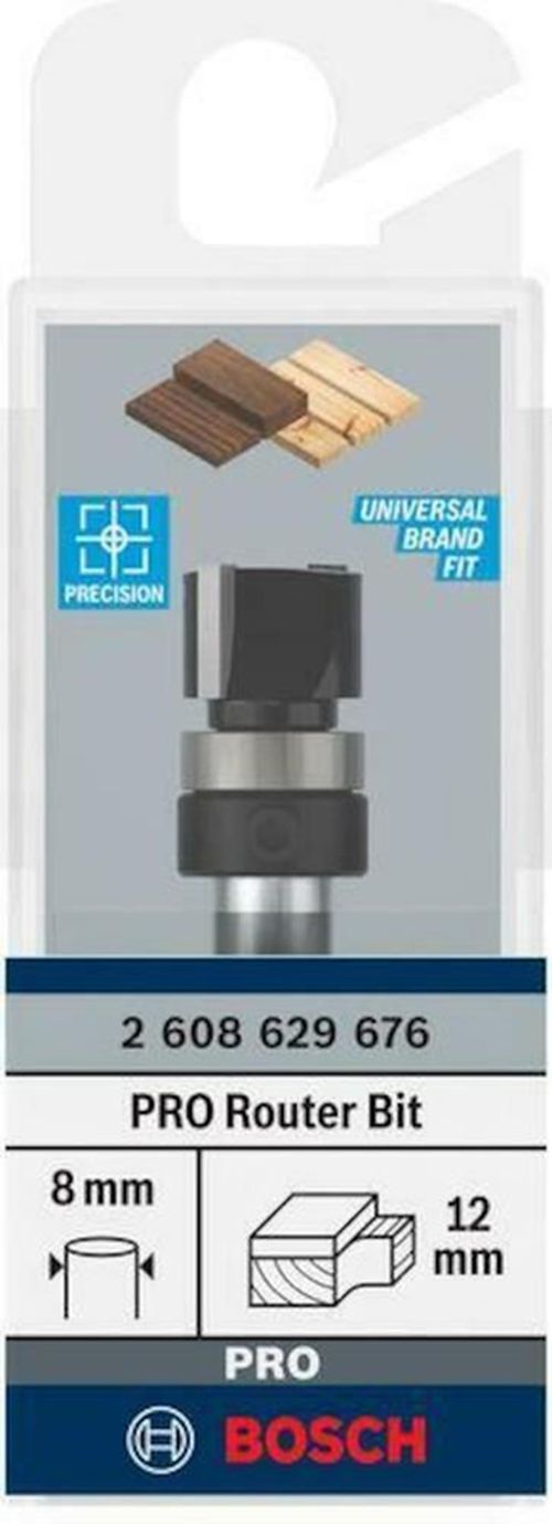 купить Набор головок, бит, насадок Bosch Freza pentru lemn Flush trim D12.7 (2608629676) в Кишинёве 
