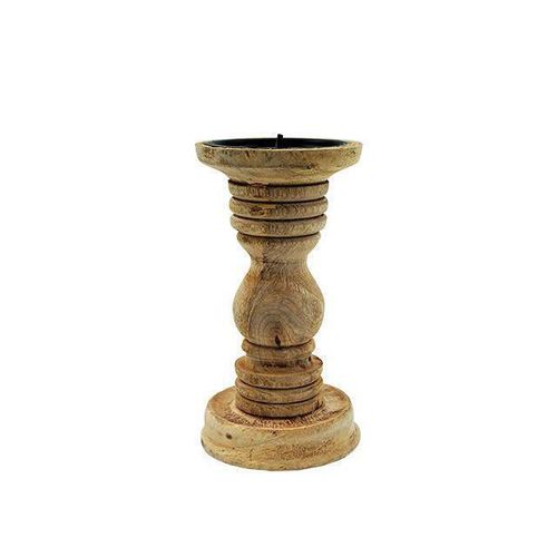 cumpără Decor Holland 47298 NVT Подсвечник дерево манго 21x11cm în Chișinău 