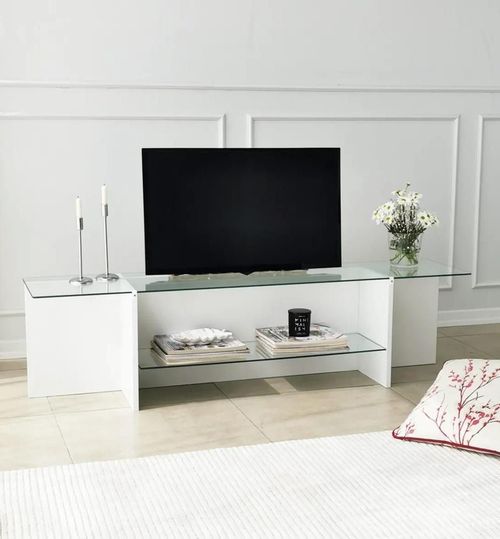cumpără Comodă TV Trendy Evadare, Alb 158x40x35cm în Chișinău 