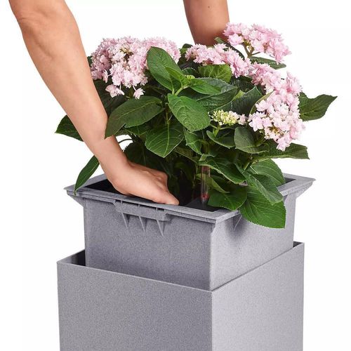 купить Цветочный горшок Lechuza Canto Color Tower 40, Stone Gray в Кишинёве 