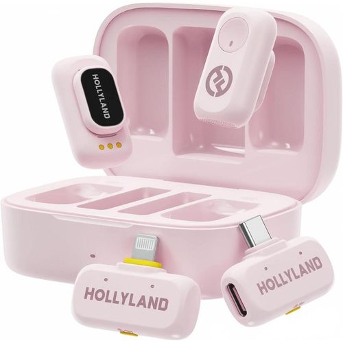 cumpără Microfon Hollyland Lark A1 Combo (Cloud Pink) în Chișinău 