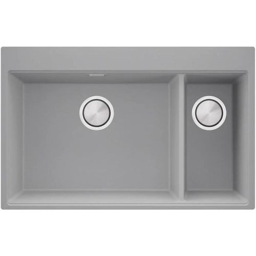 купить Мойка кухонная Primagran Oslo 80 Duo Top Grey + accesorii 530x780 MOVKS в Кишинёве 