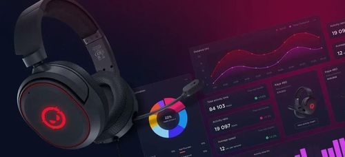 cumpără Căști pentru gaming LORGAR Kaya 460 USB 2m RGB Black în Chișinău 