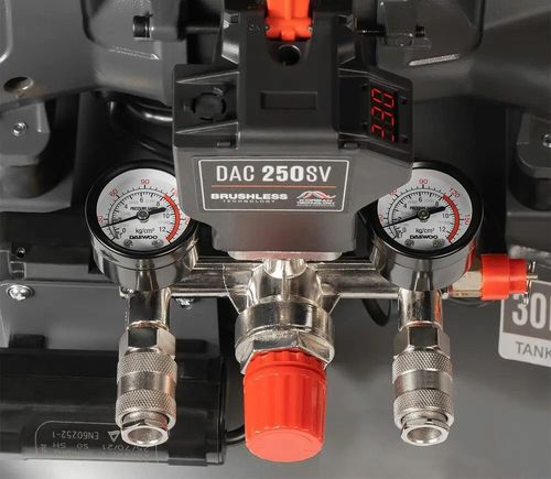 купить Компрессор Daewoo DAC 250SV 30L 250l/min 8bar 1.45kW (безмасл.) в Кишинёве 