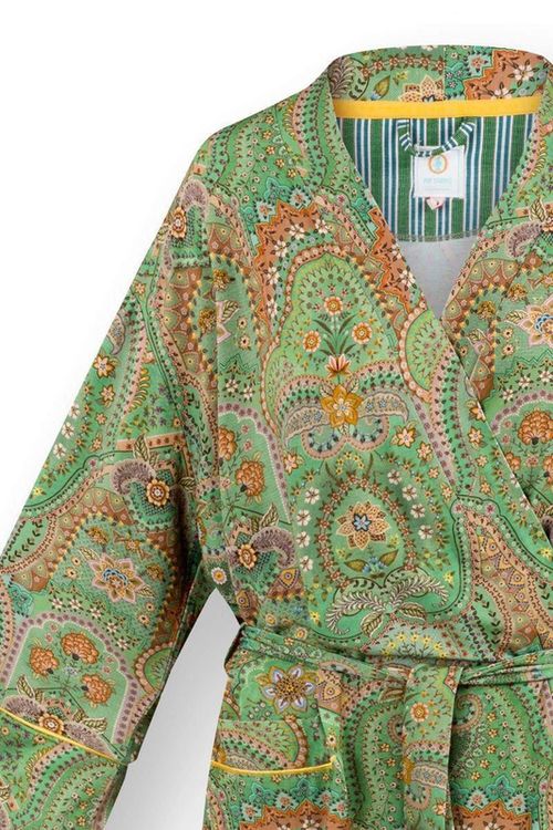 купить Домашний текстиль Pip Studio 51.510.900 Noa Kimono Jabali Green S Green в Кишинёве 