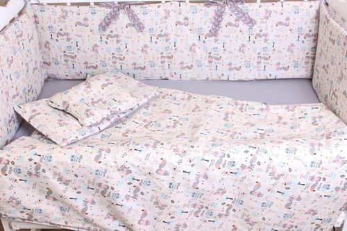 купить Детское постельное белье PernaMea Set lenjerie 8 piese Baby Freya (PM.100262/7) в Кишинёве 