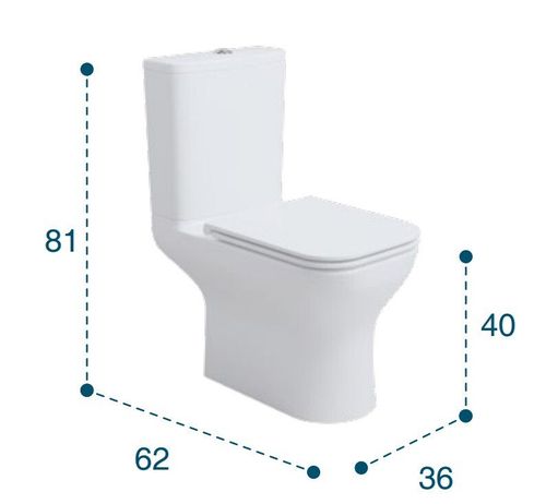 купить Унитаз Nomo 10236VF set vas WC (11146) в Кишинёве 