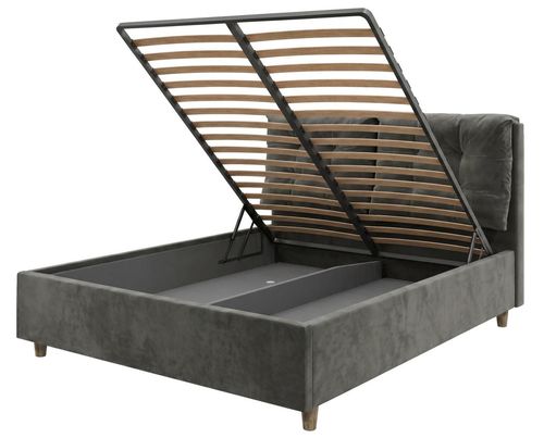 cumpără Pat Relaxe Home 024381 Talin (160x200), London 16, Dark Grey în Chișinău 