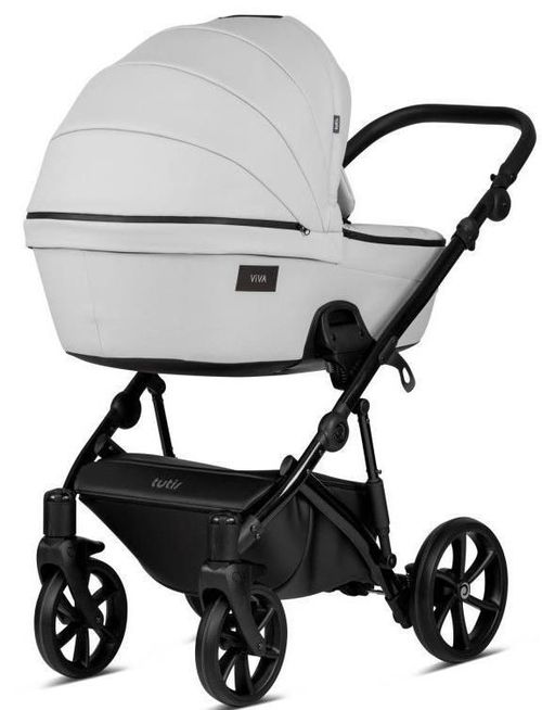 купить Детская коляска Tutis 2in1 VIVA4 Leather 2/1 Cloud 085 (1202085) в Кишинёве 