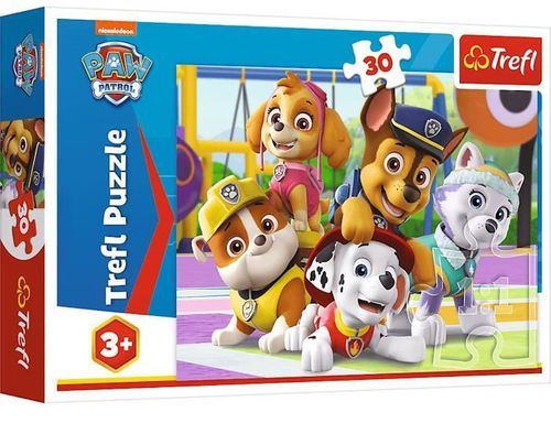 купить Головоломка Trefl 18286 Puzzles 30 Paw Patrol always on time, Vaicom PAW Patrol в Кишинёве 