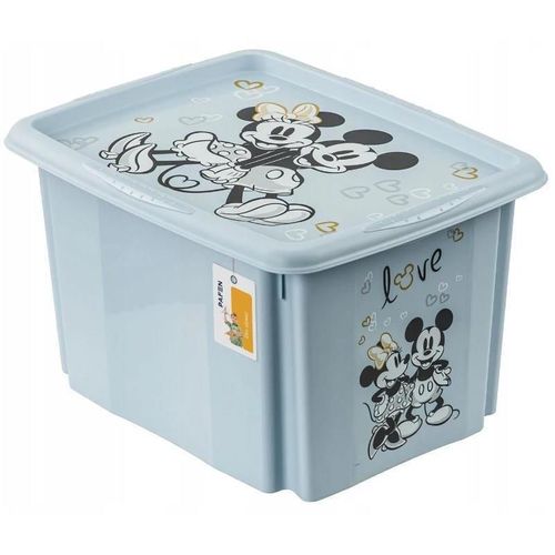 cumpără Cutie depozitare Keeeper Mickey Mouse Cloudy Blue (12238684) 30L для игрушек în Chișinău 